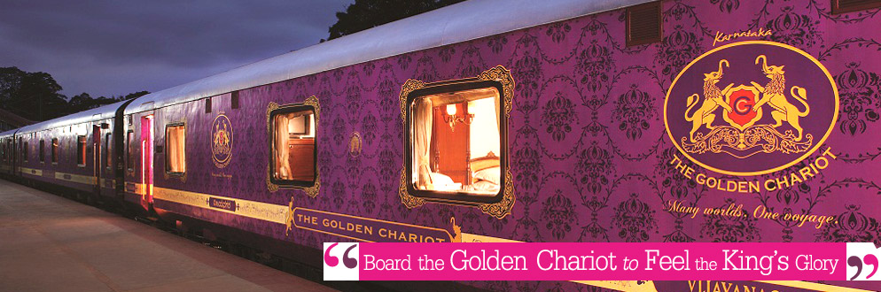 Golden Chariot Luxury Train Travel in India